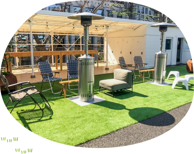 01 高耐候性の芝素材