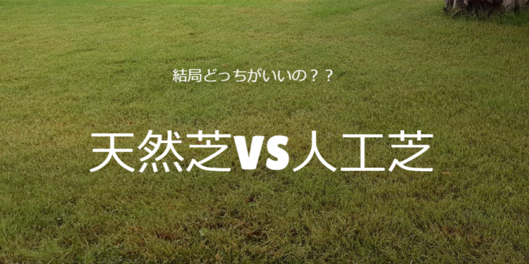 人工芝vs天然芝！あなたならどちらを選ぶ？？