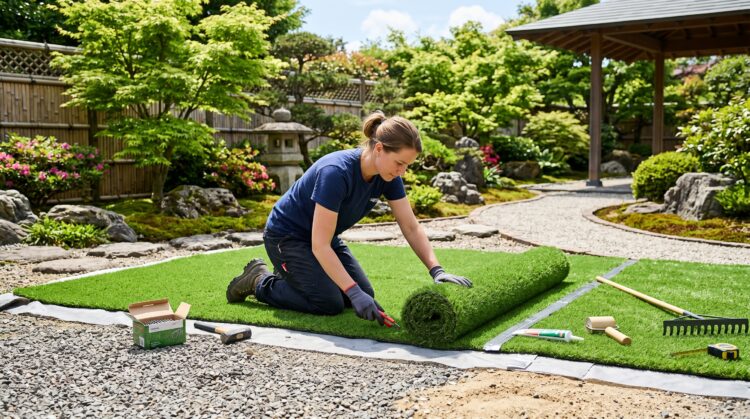 人工芝DIY施工のポイントと注意点｜失敗しない5つのコツ