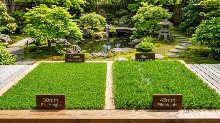 芝丈30mmと45mmの違いと使い分け｜人工芝の選び方を徹底解説