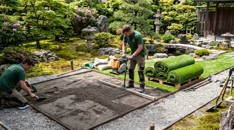 人工芝の下地作りが仕上がりを左右する理由｜4ステップで美しいお庭を実現