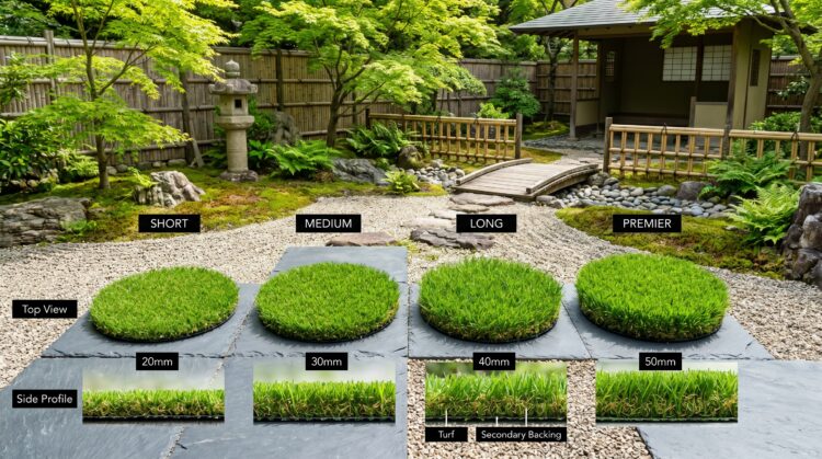 人工芝の選び方完全ガイド｜芝丈・密度・パイル素材で失敗しない選択を