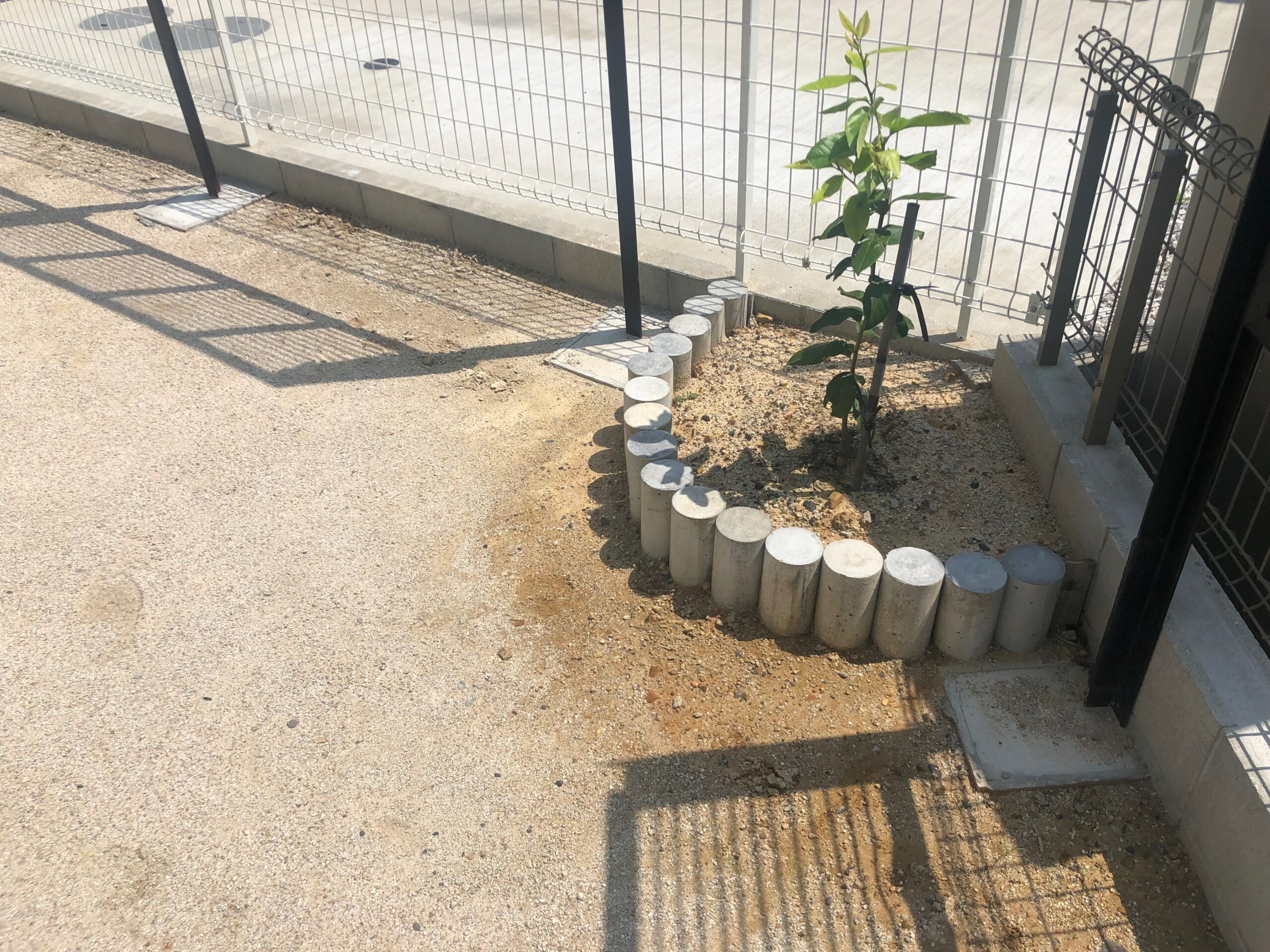 施工前：植栽スペース