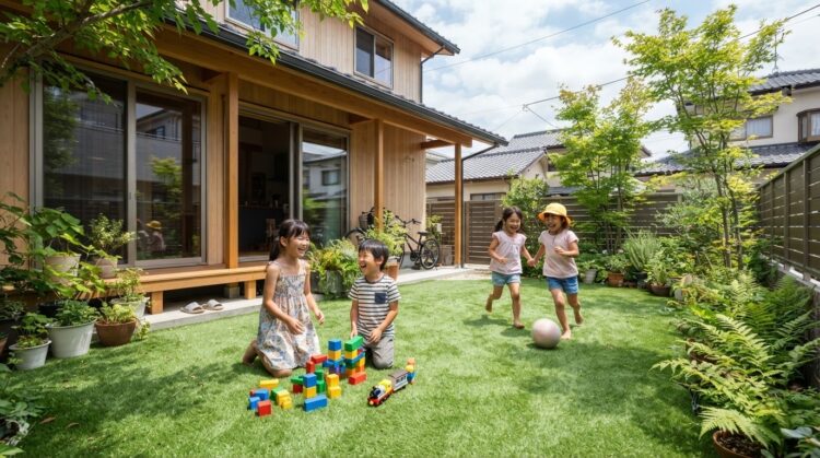 夏の庭で子どもを守る｜地表温度と熱中症リスク、人工芝と照り返し対策の全知識