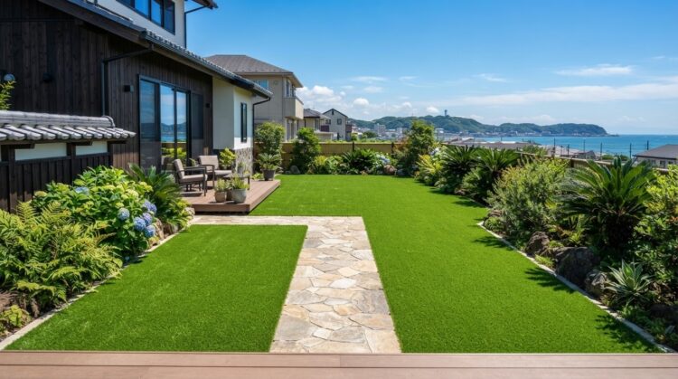 藤沢市（湘南）の人工芝施工完全ガイド｜夏の塩害・暑さ対策と費用目安