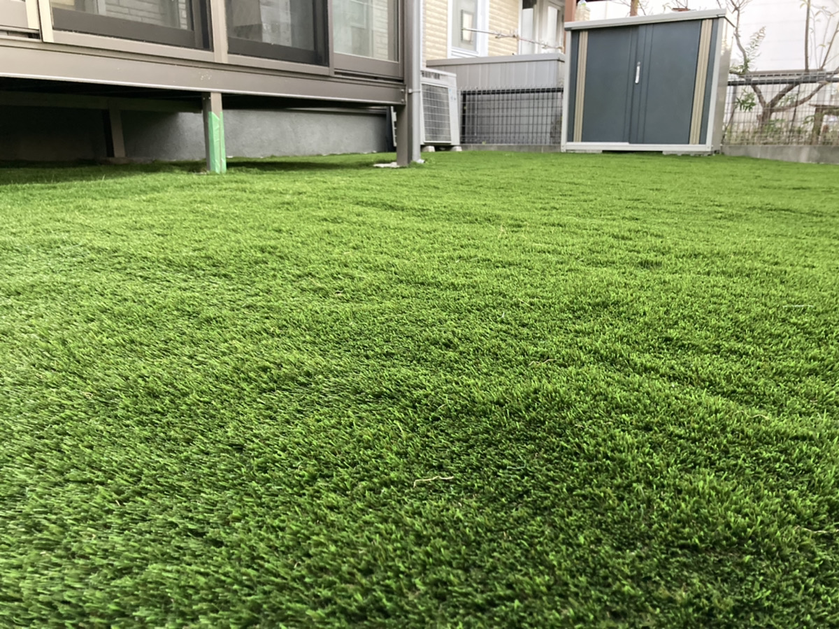知多郡・施工後の緑あふれるお庭